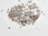 Pink Rose Cut Diamond, RARE 1-1.5mm Natural Pink Rose Cut 5 Pcs Loose Faceted Diamond Cabochon for Jewelry-PPKJ158