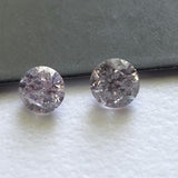 Pink Brilliant Cut Polished Round Diamonds, Faceted Natural 1Pc Loose Pink Solitaire Melee Diamond For Ring - PVD88