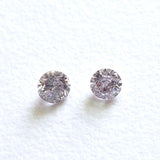 Pink Brilliant Cut Polished Round Diamonds, Faceted Natural 1Pc Loose Pink Solitaire Melee Diamond For Ring - PVD88