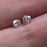 Pink Brilliant Cut Polished Round Diamonds, Faceted Natural 1Pc Loose Pink Solitaire Melee Diamond For Ring - PVD88