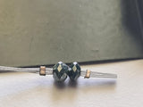 Single Piece Blue Diamond Beads Faceted Diamond Rondelle Bead for Chain, Necklace, Pendant, Blue Loose Diamonds, 1 piece - PDD825