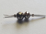 Single Piece Brown Diamond Beads Faceted Diamond Rondelle Bead for Chain, Necklace, Pendant, Brown Loose Diamonds, 1 piece - PDD826
