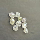 3 Pcs Beautiful Clear Diamond Crystal, 3-4mm Loose Diamond For Ring-PDD833