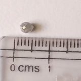 4x3mm Grey Sparkling Faceted Tear Drop Loose Diamond for Pendant-PDD837