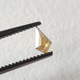 Champagne Kite Cut Diamond, 4.8x2.8mm Kite Flat Back Diamond For Ring-PDD838