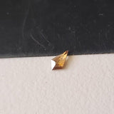 Champagne Kite Cut Diamond, 4.8x2.8mm Kite Flat Back Diamond For Ring-PDD838