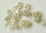 1.5-2.5mm Clear Milky Raw 12 Pcs Rough African Uncut Diamond for Bezel-PPKJ160