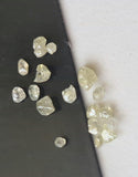 1.5-2.5mm Clear Milky Raw 12 Pcs Rough African Uncut Diamond for Bezel-PPKJ160
