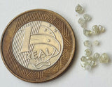 1.5-2.5mm Clear Milky Raw 12 Pcs Rough African Uncut Diamond for Bezel-PPKJ160