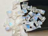 5 Pieces Rainbow Moonstone Loose Gemstones, Mixed Fancy Shapes, 8mm-15mm-PSG385