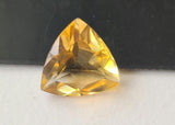 10.8mm Facet Trillion 2.8 Cts Natural Loose Ring Size Citrine For Jewelry-PNG38