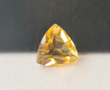 11mm Faceted Trillion Cut 2.85 Cts Natural Ring Size Citrine For Jewelry-PNG36
