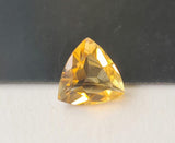 10.8mm Facet Trillion 2.8 Cts Natural Loose Ring Size Citrine For Jewelry-PNG38