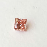 Cushion Brilliant Cut Pink 3mm Lab Grown Diamond For Engagement Ring-PDD829