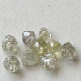3 Pcs Beautiful Clear Diamond Crystal, 3-4mm Loose Diamond For Ring-PDD833
