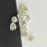 3 Pcs Beautiful Clear Diamond Crystal, 3-4mm Loose Diamond For Ring-PDD833