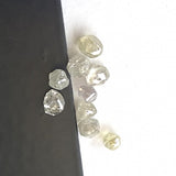 3 Pcs Beautiful Clear Diamond Crystal, 3-4mm Loose Diamond For Ring-PDD833