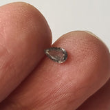 3.3x1.9mm Salt And Pepper Clear Black Pear Shape Faceted Diamond for Ring-PDD849