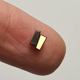 Black Tapered 4x2 mm Baguette Cut Rectangle Faceted Diamond for Earring-PDD836