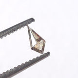 Brown Kite Cut Diamond, 5x2.5mm Cognac Kite Flat Back Diamond For Ring-PDD840