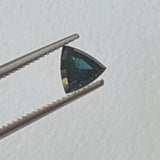 Blue Diamond, CONFLICT FREE 5.4mm 0.7Ct Triangle RARE Diamond For Ring