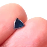 Blue Diamond, CONFLICT FREE 5.4mm 0.7Ct Triangle RARE Diamond For Ring