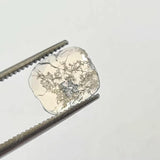 8.5mm Salt And Pepper Diamond Slice, 0.5Cts Faceted Polki Slice Loose Diamond