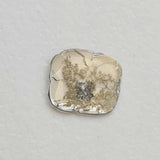 8.5mm Salt And Pepper Diamond Slice, 0.5Cts Faceted Polki Slice Loose Diamond