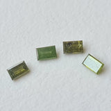 Green Baguette Diamond, 3x2mm Green Baguette Cut Rectangle Faceted MELEE Diamond