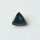 Blue Diamond, CONFLICT FREE 5.4mm 0.7Ct Triangle RARE Diamond For Ring