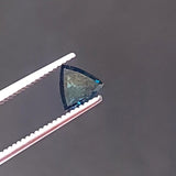 Blue Diamond, CONFLICT FREE 5.4mm 0.7Ct Triangle RARE Diamond For Ring