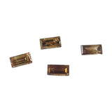 Cognac Brown Baguette Diamond, Rare 3x2mm Champagne Baguette Cut Rectangle Faceted MELEE Diamond for Jewelry (1Pc TO 2Pcs) - PDD950