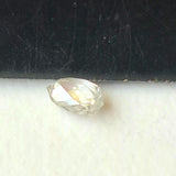 4.3x2.5mm Clear White Faceted Diamond Tear Drop Double Drill, Clear Briolette Bead, 0.15Ct Diamond Drop For Jewelry - PPKJ177