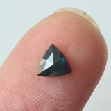 Conflict Free 5.2mm 0.4Ct Triangle Blue Diamond, RARE Blue Diamond For Engagement Ring & Wedding Ring, Gifts For Her - PDD870