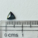 Conflict Free 5.2mm 0.4Ct Triangle Blue Diamond, RARE Blue Diamond For Engagement Ring & Wedding Ring, Gifts For Her - PDD870