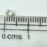 4.3x2.5mm Clear White Faceted Diamond Tear Drop Double Drill, Clear Briolette Bead, 0.15Ct Diamond Drop For Jewelry - PPKJ177