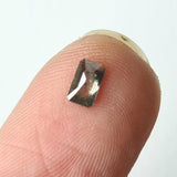 Salt And Pepper Diamond, Baguette Diamond, Salt And Pepper Baguette For Ring, Single Piece Loose 5x3mm- PDD877