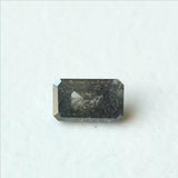Salt And Pepper Diamond, Baguette Diamond, Salt And Pepper Baguette For Ring, Single Piece Loose 5x3mm- PDD877