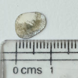 9.2x7.5mm Salt And Pepper Diamond Slice 0.40Ct, Loose Faceted Salt And Pepper Diamond Polki Slice Jewelry - PDD876