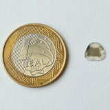 8.3x7.7mm Salt And Pepper Diamond Slice 0.40 Ct, Loose Faceted Salt And Pepper Diamond Polki Slice Jewelry - PDD878