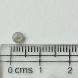 4mm Grey Round Brilliant Cut 0.35 Ct Solitaire Diamond For Pendant, Faceted Round Shape Loose Diamond for Jewelry Engagement - PDD873