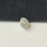 4mm Grey Round Brilliant Cut 0.35 Ct Solitaire Diamond For Pendant, Faceted Round Shape Loose Diamond for Jewelry Engagement - PDD873