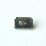 Salt And Pepper Diamond, Baguette Diamond, Salt And Pepper Baguette For Ring, Single Piece Loose 5x3mm- PDD877