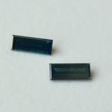 Blue Rare 4.8mm Baguette Cut Diamond, MELEE Diamond Rectangle Piece for Jewelry / Ring - PDD879