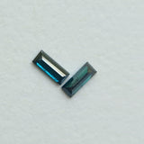 Blue Rare 4.8mm Baguette Cut Diamond, MELEE Diamond Rectangle Piece for Jewelry / Ring - PDD879
