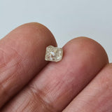 Beautiful Clear Light Yellow Rough Diamond Crystal, 5mm Natural Clear Smooth Raw Loose Diamond For Jewelry / Ring, 1 Pc - PDD881