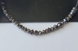 2.5-3mm Cognac Brown Sparkling Faceted Diamond Rondelle Beads, Diamond Beads Rondelles For Jewelry (2Pcs To 10Pcs) - PDD889