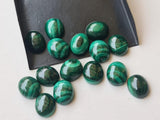 12x10mm Malachite Oval Cabachon, Oval Calibrated Malachite Cabachon