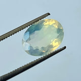 7.7x10.5mm Huge Ethiopian Opal Oval Cut stone, Natural Faceted Opal 1.85 cts