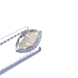 5.1x3.1mm Salt And Pepper Marquise Cut Natural Brilliant Cut Diamond For Ring, Marquise Full Cut Loose Diamond - PDD893